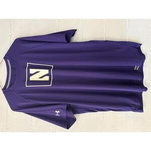 Under Armour Northwestern Wildcats purple stretch t-shirt M
